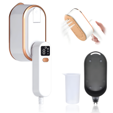 2-In-1 Wet & Dry Steamer For All Fabrics, Safe For All Fabrics Portable & Comfortable Ceramic Panel Smooth Anti-Scratch, Smart Display Powerful Steam