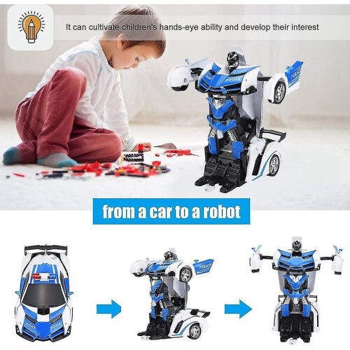 Voiture télécommandée pour des aventures transformables sans interruption, robot transformable pour un jeu dynamique, télécommande 2,4 GHz pour 2