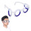 Reisekrankheitsbrille ohne Linsen, tragbar, 8