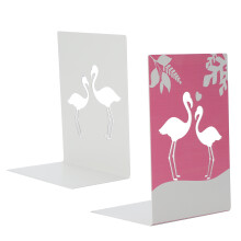 2 porte-livres en métal, 11 x 8 x 15 cm, Couleur identique à celle de l'image