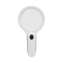 Loupe LED à grossissement ultra-clair avec poignée ergonomique. Clarté exceptionnelle pour les seniors, les enfants, la philatélie et les