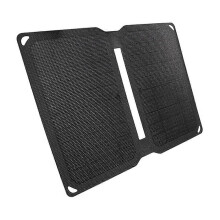 (As show, two-Black) QQDD Portable Solar Panel Charger WaterproofFoldable Solar Panel Outdoor Hiking Camping Backpacking