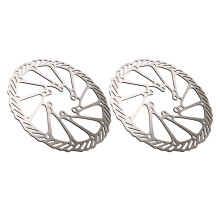 2 Pcs 160mm Bike Disc Rotors Steel Strong Cooling Fast for MTB or Road
