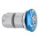 Bouchon de jeu de direction en aluminium 6061, 1 1/8 pouces, 28,6 mm, bleu 6