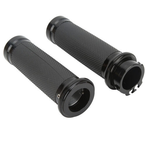 1 Paar 25 mm Motorrad-Lenkergriffe, schwarz, 2