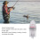 Deep Drop Fishing Light | Transparent Plastic, Red, AA Battery Powered 10