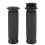 1 Paar 25 mm Motorrad-Lenkergriffe, schwarz, 1