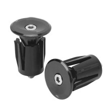 2pcs Aluminium Handlebar Plug Set for Bike Mountain Road Black