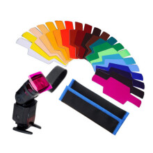 20pcs Flash Speedlite Color Gels Filters for Canon Camera Photographic Gels Filter Flash Speedlite Speedlight