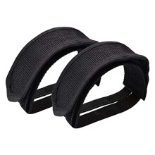 Adjustable Bicycle Pedal Belt for Fixed Gear Cycling, Black, 47x5cm