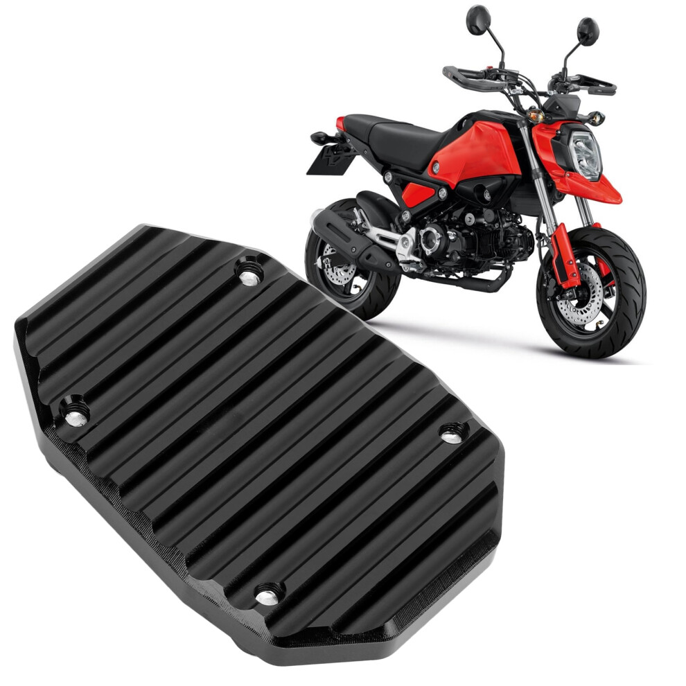Motorcycle Kickstand Extender Plate For Ducati Multistrada V4 2021+ Black 9441382223945