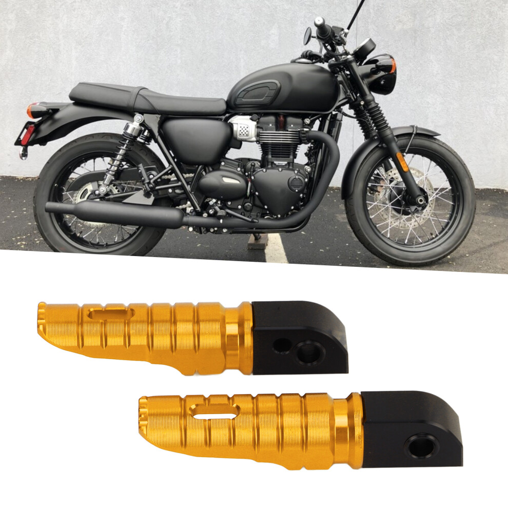 Rear Foot Peg Cnc Aluminum Alloy For Street Scrambler 900 2016-2021 Gold 8321377204689