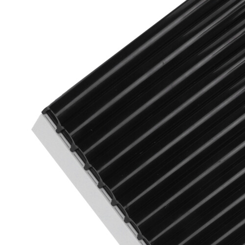 Durable ABS C Key Pan Flute 16 Pipes with Protective Bag Black 2