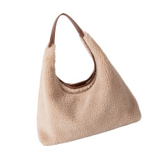 Crescents Bags Women Half Moon Clutches Purses with-apricot