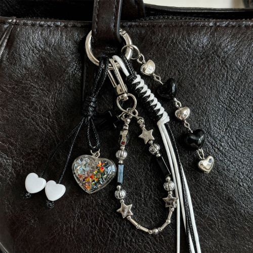 Porte-clés en corde tressée, breloque de sac à main, accessoires 1