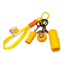 Porte-clés à breloques en corde tressée, accessoires de-Jaune