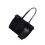 Contemporary Large Shoulder Bag Lightweight Underarm-Black 1