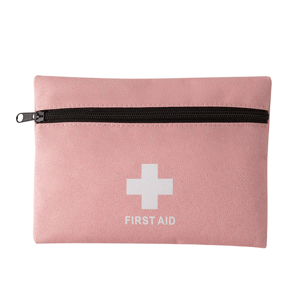 Portable First Aid Kit for Home Travel Lightweight-Pink L