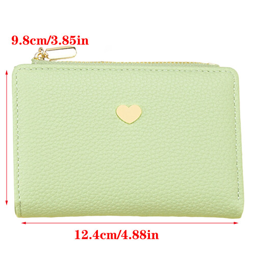 Bifold Clutches Purse,Minimalist Credit Card-Blue 1