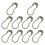 Replacement Zipper Pull Tab Sliders Pull Tab Zipper Fixer-Green 1