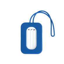 Gepäck-Tages-Reisenamen-ID-Etiketten,-Blau