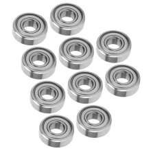 10 Stück Edelstahl-S696ZZ Miniatur-Kugellager 15x6x5mm