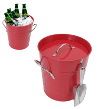 Professionel isske, ergonomisk håndtag, ismaskine, værktøjsskovl til køkken, barfest, holdbart støbt aluminium