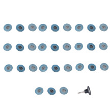 Conjunto de discos de lixa para esmerilhadeira angular, autoafiáveis, com estrutura de fibra de resina, ideais para remover ferrugem, tinta, metais