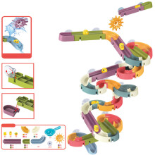 Set di 66 pezzi di adorabili paperelle per il bagnetto dei neonati – Set di giochi educativi in plastica con scivolo per la doccia