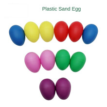 (24 piezas (4 por cada 6 colores), Rojo amarillo azul y verde rosa púrpura) 24 unidades de material didáctico para música con huevos de arena