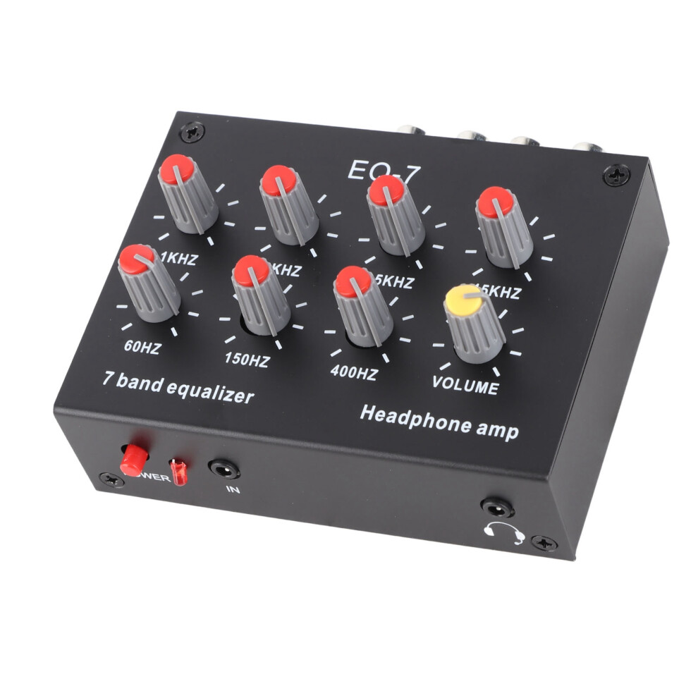 7 Band Digital Equalizer, 12Db Bass Boost, Aluminum Alloy 8781381086976