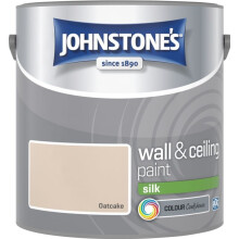 (Oatcake, 2.5l) Johnstones Silk Emulsion Paint
