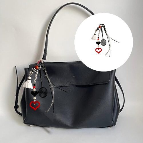 Porte-clés en métal à la mode, accessoire de sac, pendentif de 1