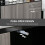 Homcom HOMCOM High Gloss Frame Side Cabinet with 2 Door and 2 Drawer, Grey Black 6