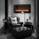 AH® 36 Wall Mounted Electric Fireplace LED 1800W 8