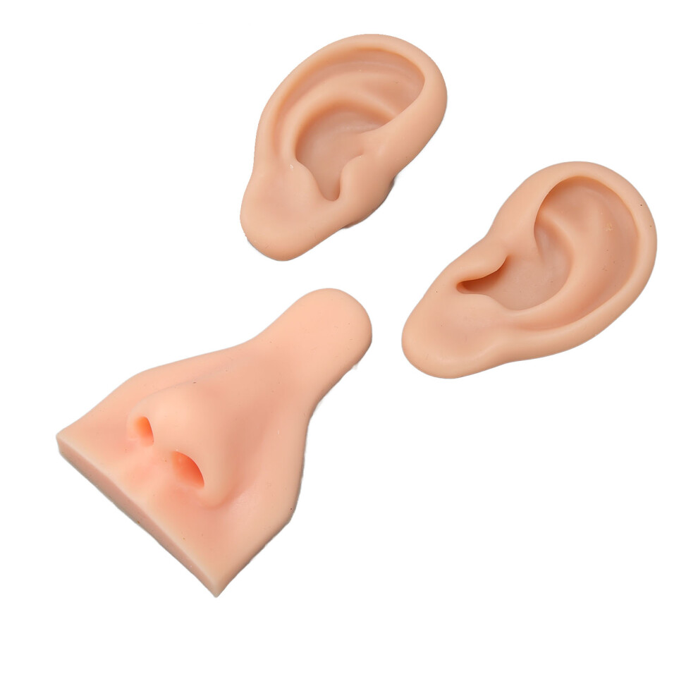 Professional Piercing Practice Model, Jewelry Display Solution, Soft Silicone, Realistic Body Part Displays, Simulation, Reusable, Compact Size, Easy