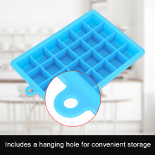 Ice Cube Creations, Formas Flexíveis de Silicone Premium para Cubos de Gelo Quadrados, Fáceis de Desenformar, Perfeitas para Coquetéis e Uísque,