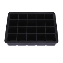 Gourmet-Eiswürfelformen in quadratischer Form, langsam schmelzende, BPA-freie Silikonformen, flexibles Silikon mit Antihaftbeschichtung für