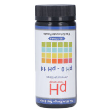 pH-teststrips voor nauwkeurige metingen, volledig bereik 0-14 met geavanceerde 4-kleurenblokken. De vierkleurenindicatortechnologie garandeert