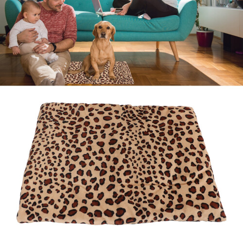 Washable Pet Heating Pad - 3 Tempts USB Charging Leopard Print 2
