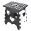 Folding Step Stool For Kids And Adults, Non-Slip Foldable Design With Ergonomic Handle Lightweight Portable Sturdy Step Tool Space Saving Compact 6