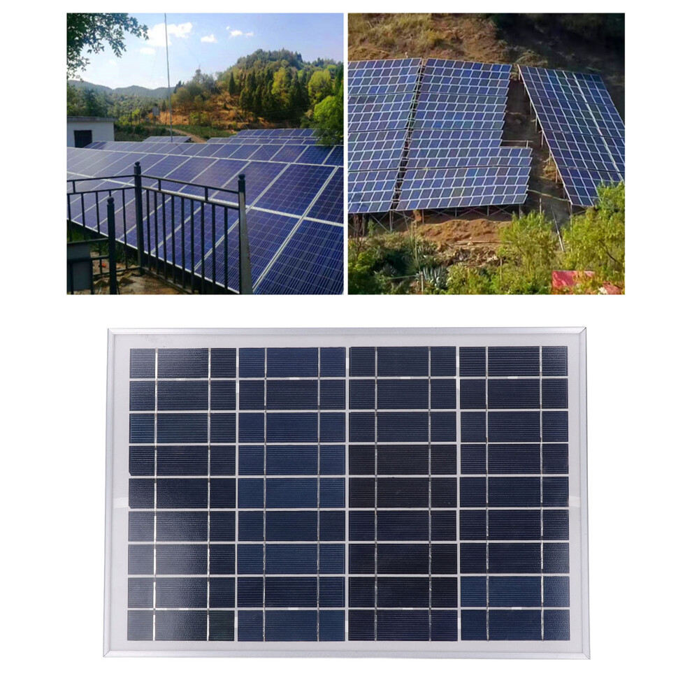 10W Monocrystalline Waterproof Solar Panel 350X240mm For Off Grid Lighting 9311372521385