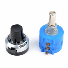 1 Nut Multiturn-Potentiometer Potentiometer Wirewound accessories.Turn Counting Dial Wrench Wire wound 10K Ohmm