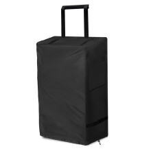 Black Rolling Tool Box Cover Compatible with For Stackable Tool Box Systems with Wheels 600D Oxford Fabric Protection