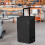 Black Rolling Tool Box Cover Compatible with For Stackable Tool Box Systems with Wheels 600D Oxford Fabric Protection 5