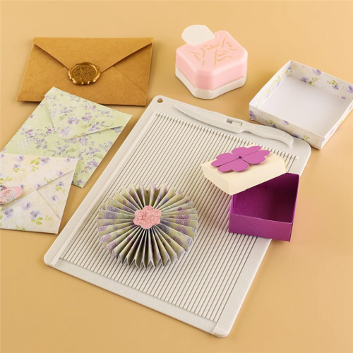 Multi-Purpose Mini Score Board Envelope Maker Includes Bone Folder And Guide Scoring Board 2