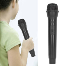 Microphone pour enfants, accessoire de jeu en ABS, fausse enceinte pour entraînement orale, costume de scène, fête, pipe de barley