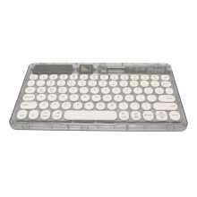 Ultra Slim Retro Bluetooth Keyboard, RGB Light, 200mAh, Black