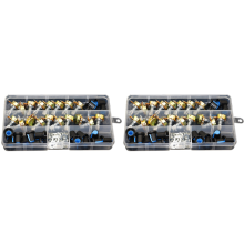 36Pcs WH148 Single Potentiometer Kit B1K/5K/10K/20K/50K/100K/500K/1M With Knobs Single Potentiometer Set Shaft Nuts