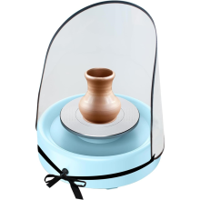Clay Screen For Pottery Tool, White 14" High Splash Protection Shield For-Spinning Clay On For Pottery Wheel Forming